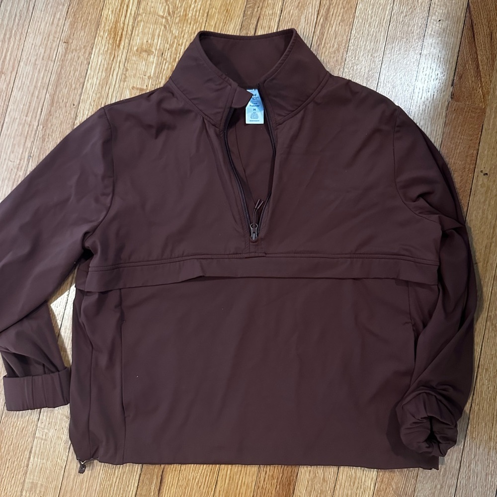 Brown Half-Zip Pullover